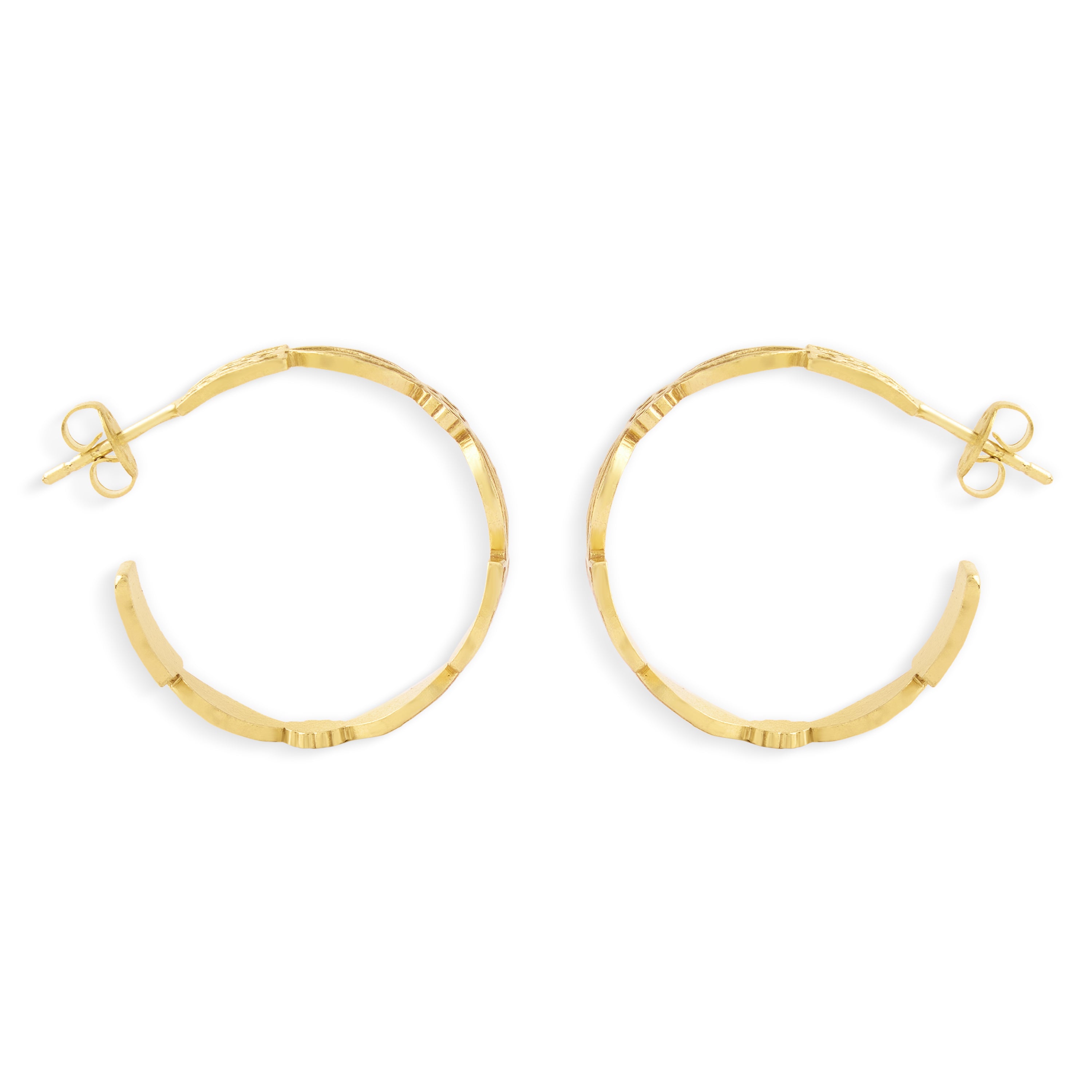 PARIKRAMA HOOPS BIG  – Statement Brass Earrings by Ne Nepal
