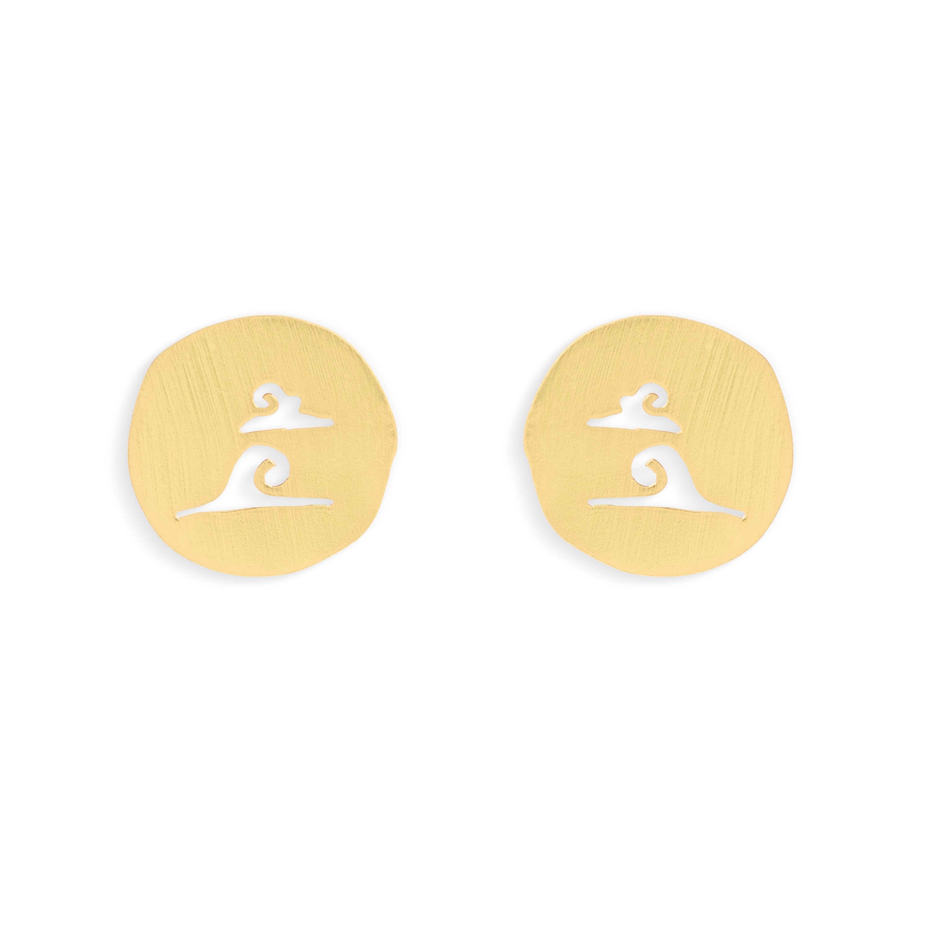 BADAAL CUT OUT EAR STUDS (BGP) – Cloud-Inspired Charm with a Bold Edge
