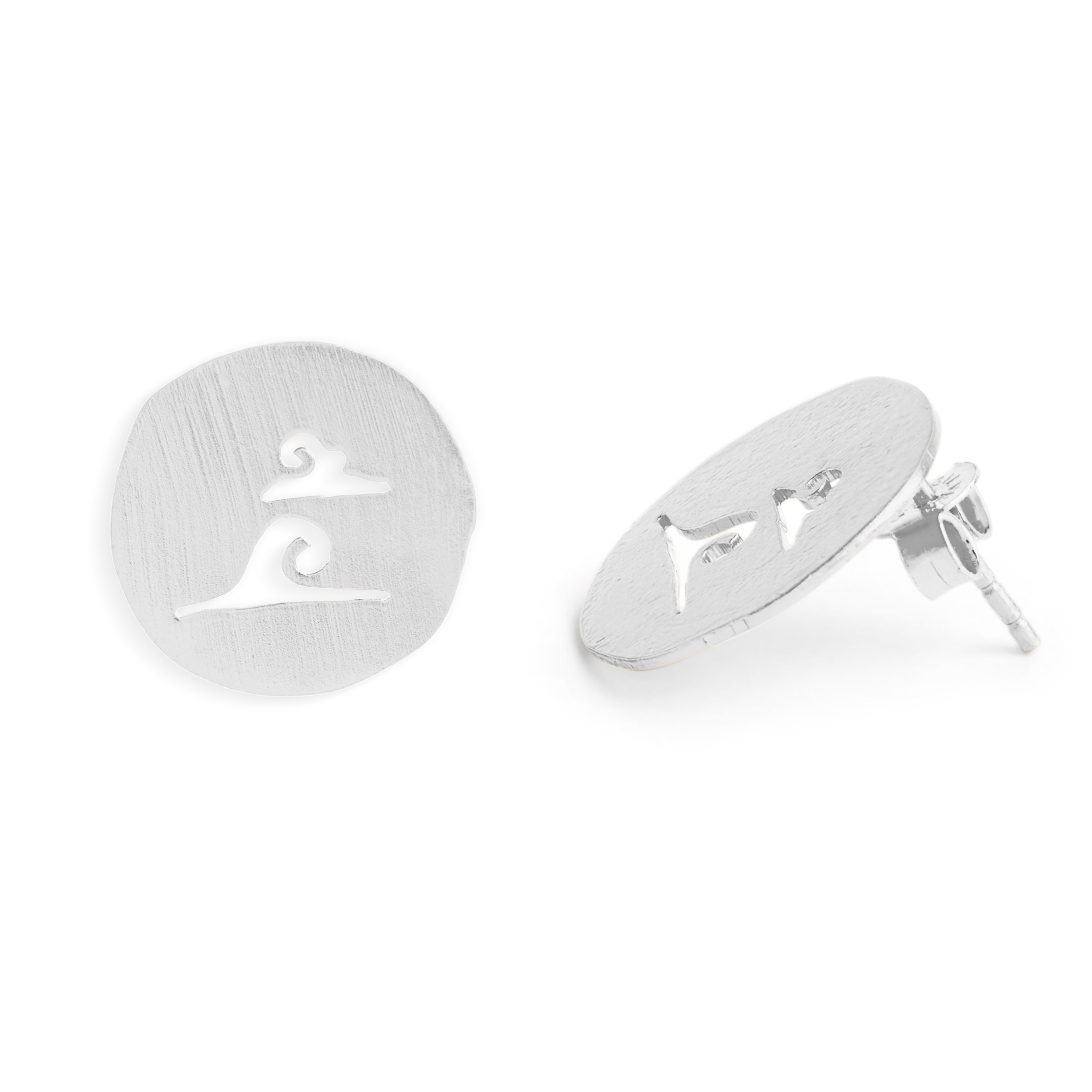 BADAAL CUT OUT EAR STUDS (BGP) – Cloud-Inspired Charm with a Bold Edge