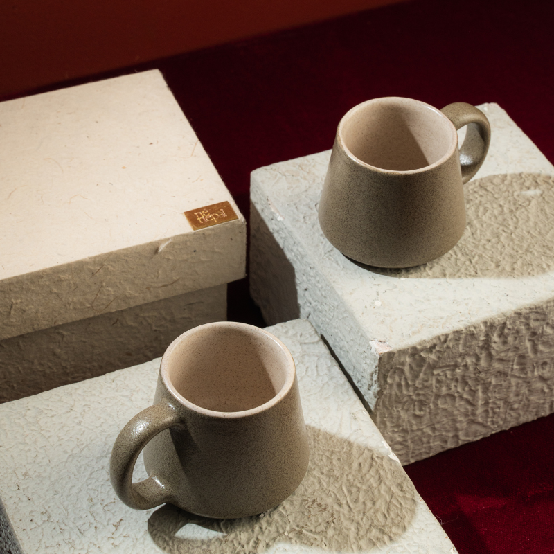 Bloom Ceramic Espresso Cup – Handcrafted Spring Collection | Ne Nepal