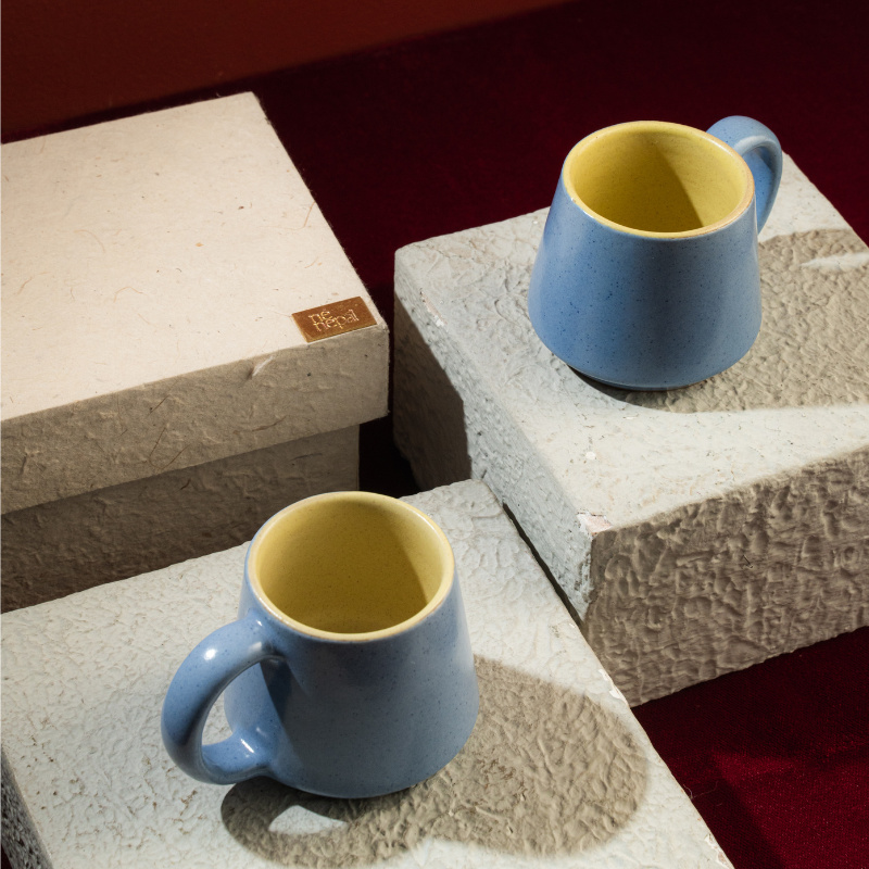 Bloom Ceramic Espresso Cup – Handcrafted Spring Collection | Ne Nepal