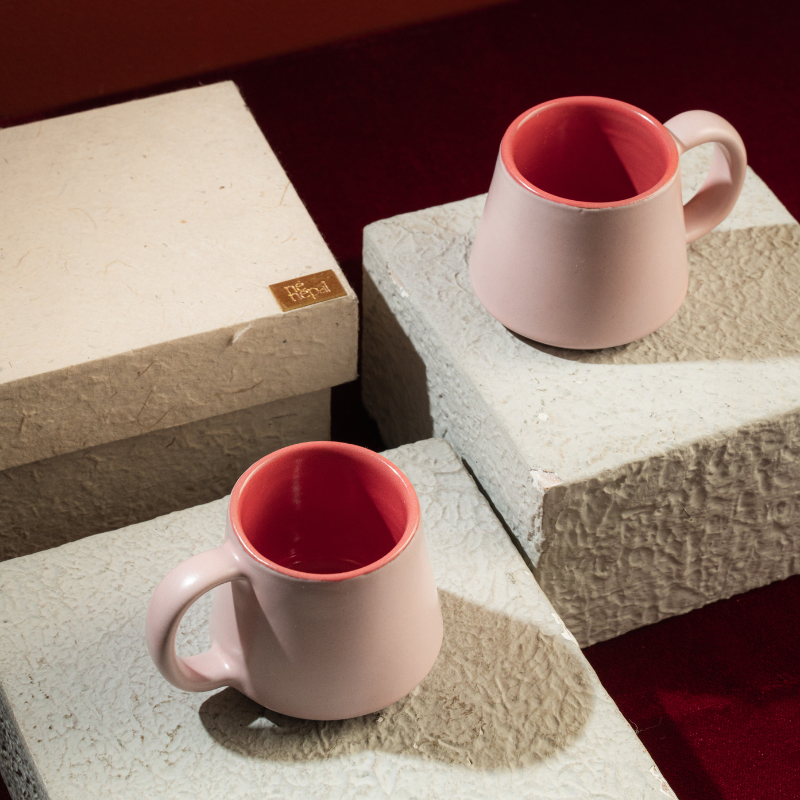 Bloom Ceramic Espresso Cup – Handcrafted Spring Collection | Ne Nepal