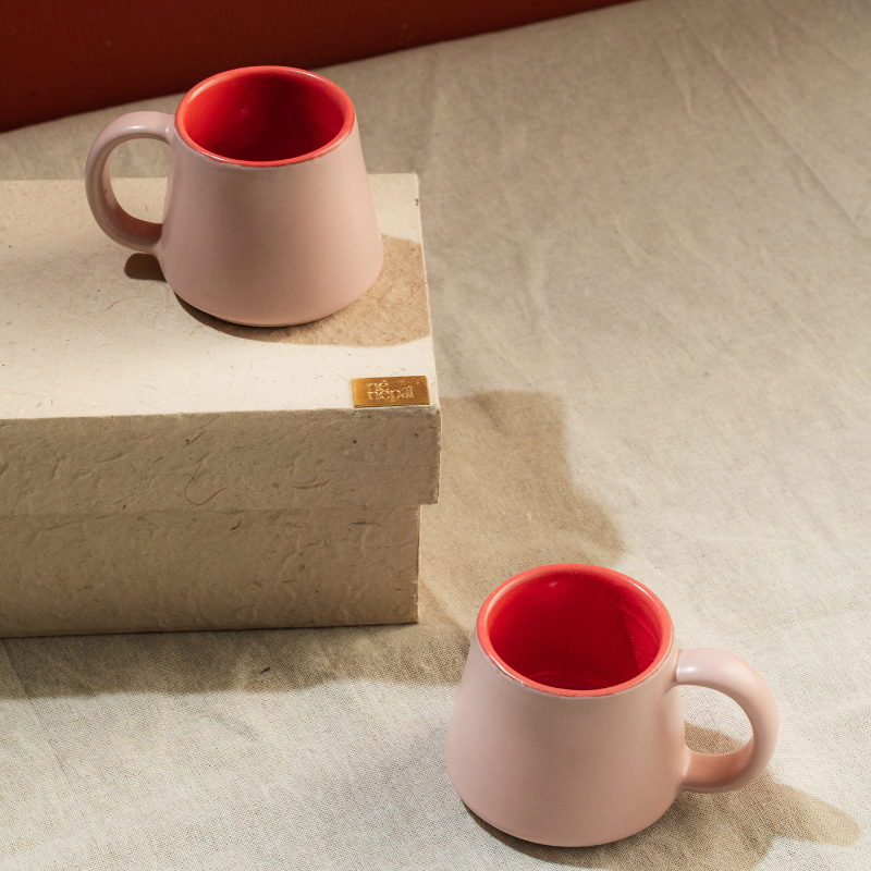 Bloom Ceramic Espresso Cup – Handcrafted Spring Collection | Ne Nepal