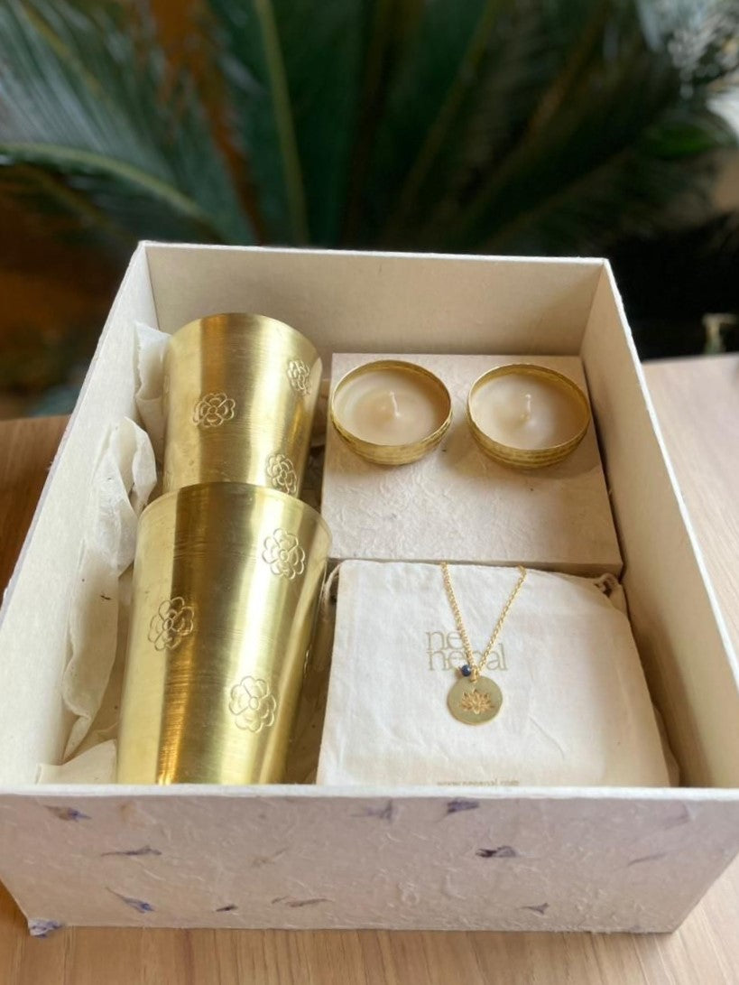 The Brass Bloom Gift Set – A Celebration of Radiance & Craftsmanship