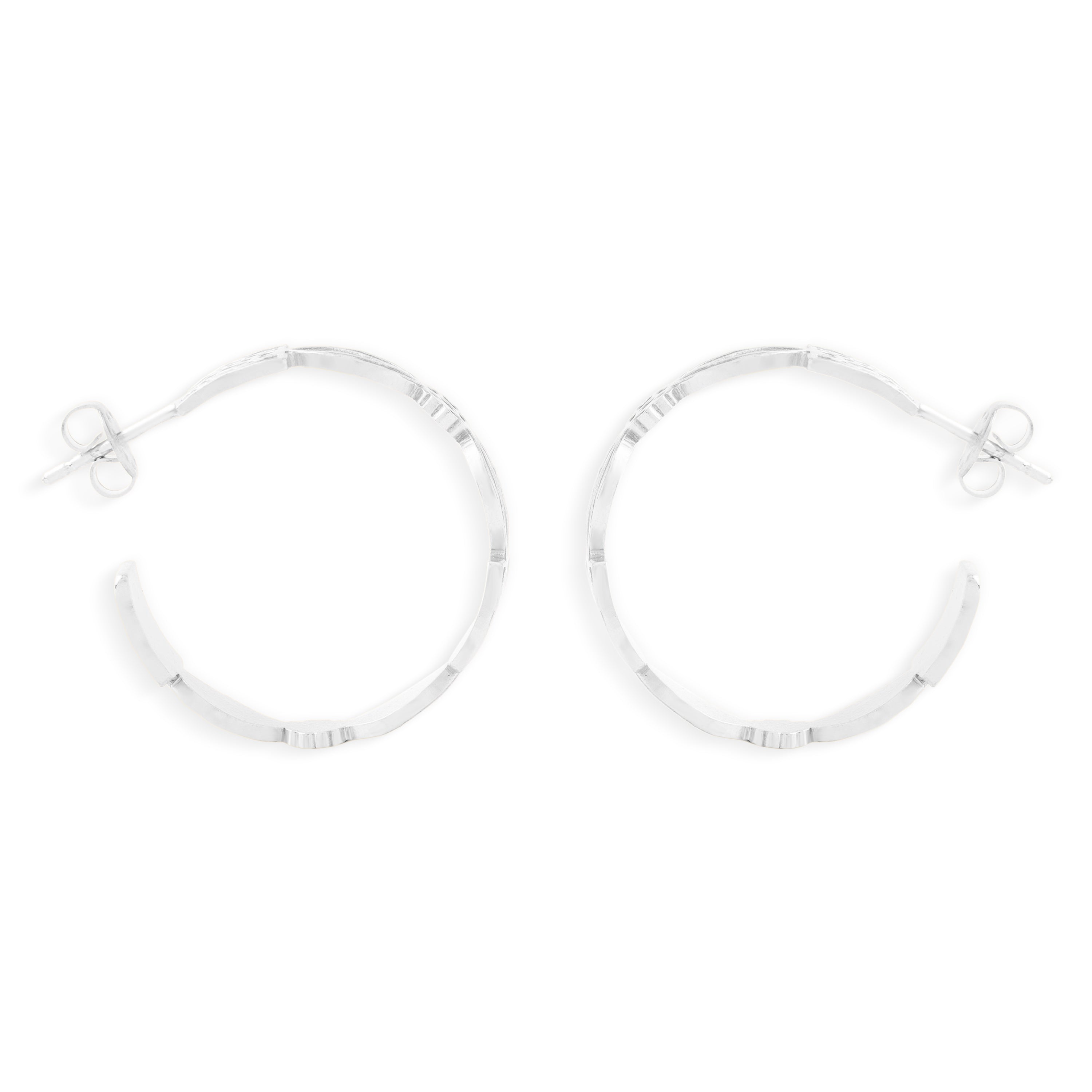 PARIKRAMA HOOPS BIG (BSP) – Bold Brass Statement Earrings by Ne Nepal