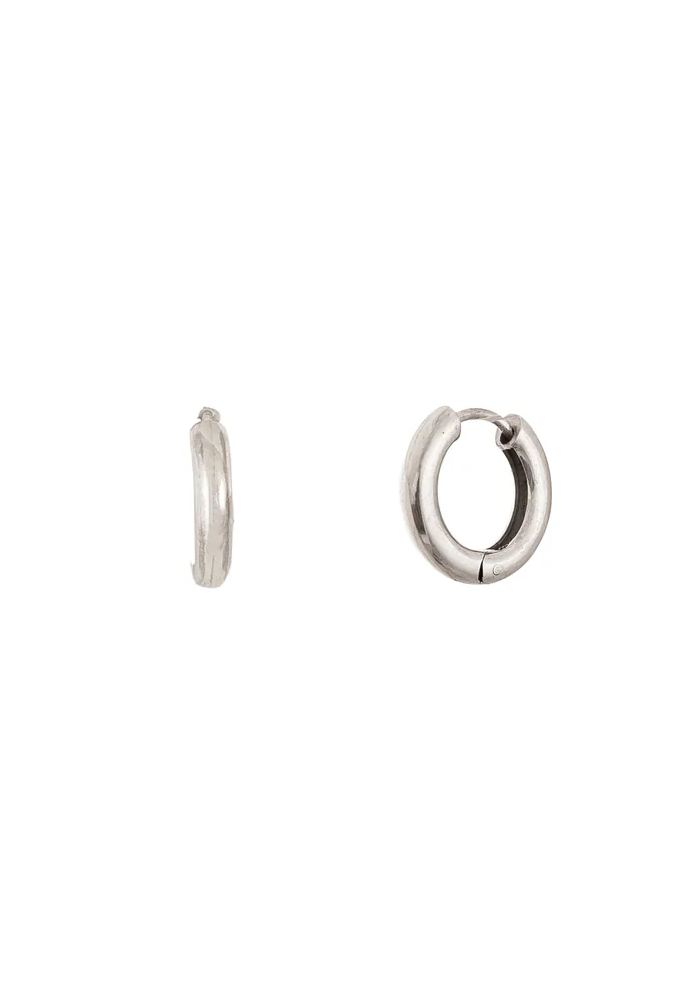 Chakra Sterling Silver Hoops-SS | Experience the Power of Chakra Energy