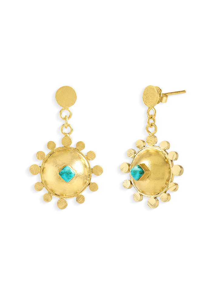 Dome Earring - Handmade In Nepal
