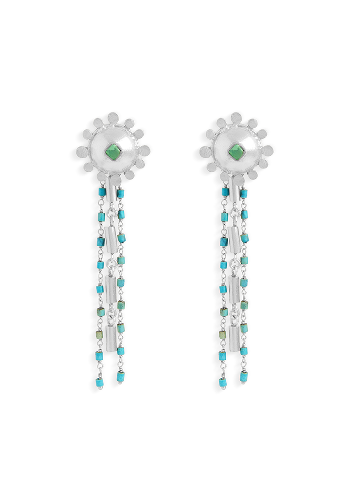 Luxury Drop Earrings - Handmade In Nepal