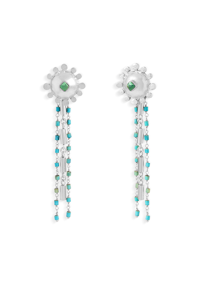 Luxury Drop Earrings - Handmade In Nepal