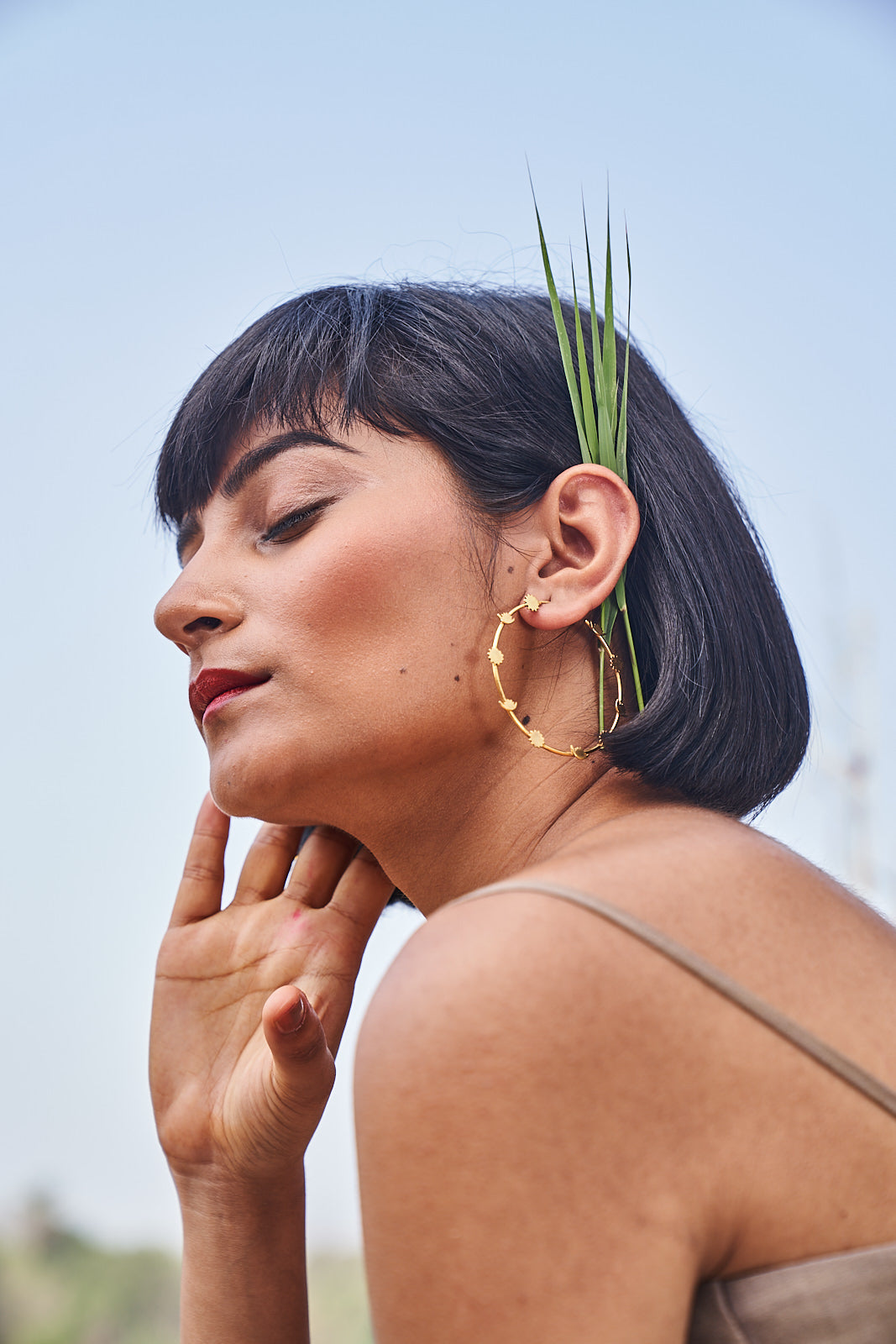 CHANDRA SURYA HOOPS – Celestial Elegance in Every Curve