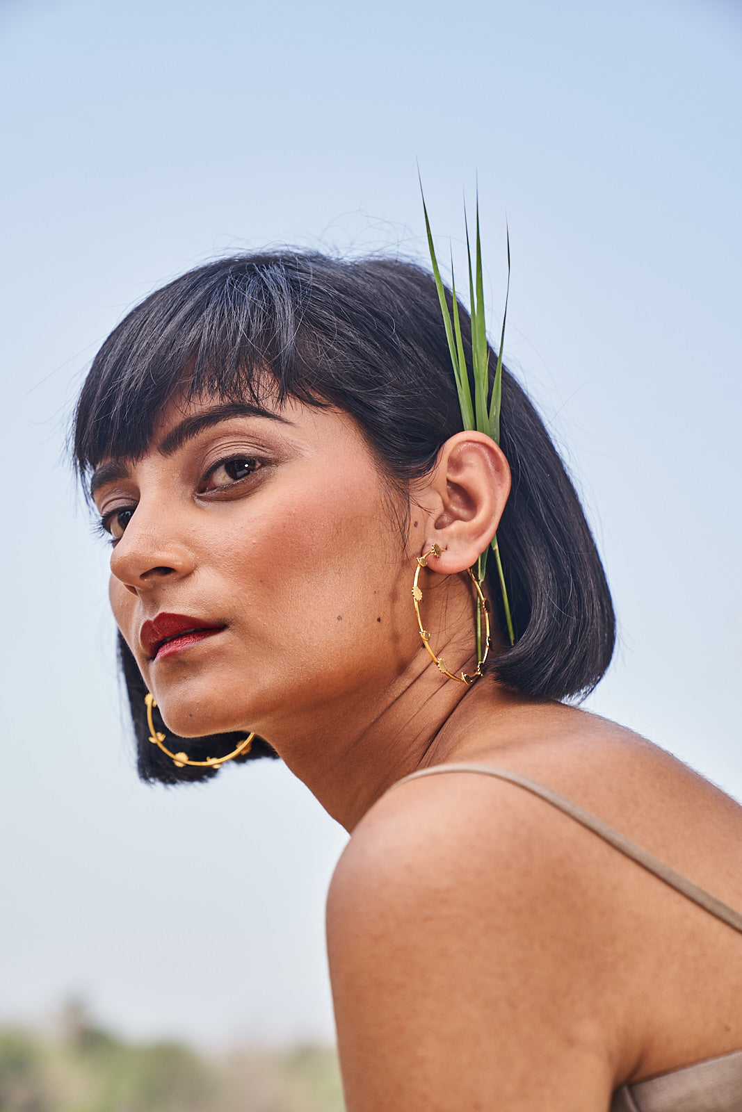 CHANDRA SURYA HOOPS – Celestial Elegance in Every Curve