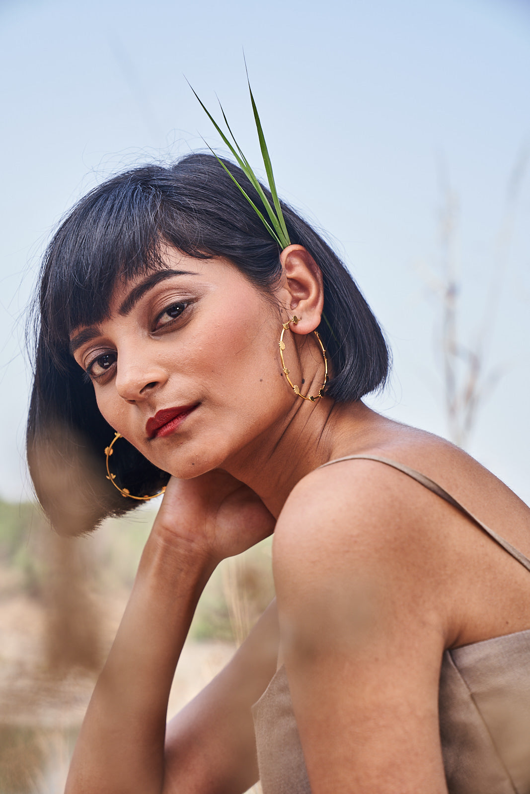 CHANDRA SURYA HOOPS – Celestial Elegance in Every Curve