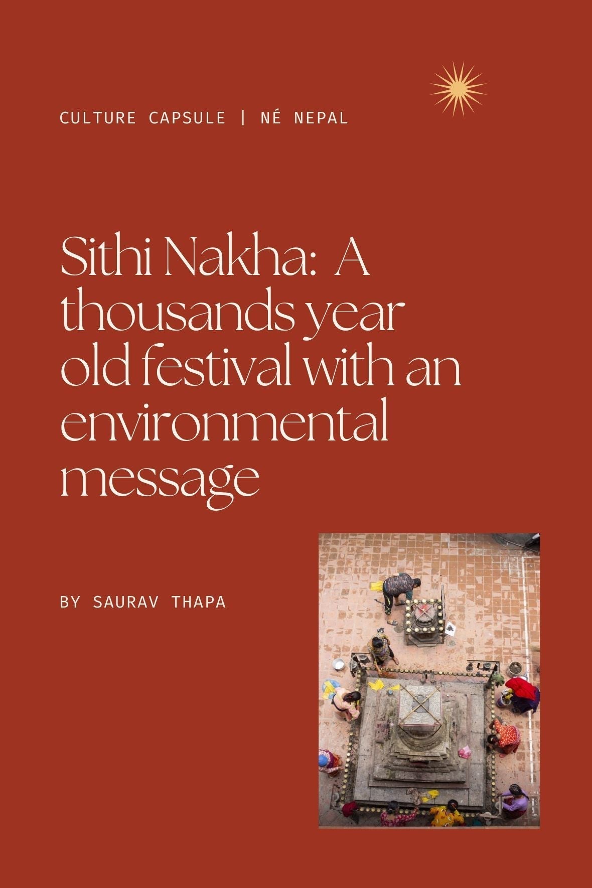 Sithi Nakha: A thousand year old festival with an environmental message