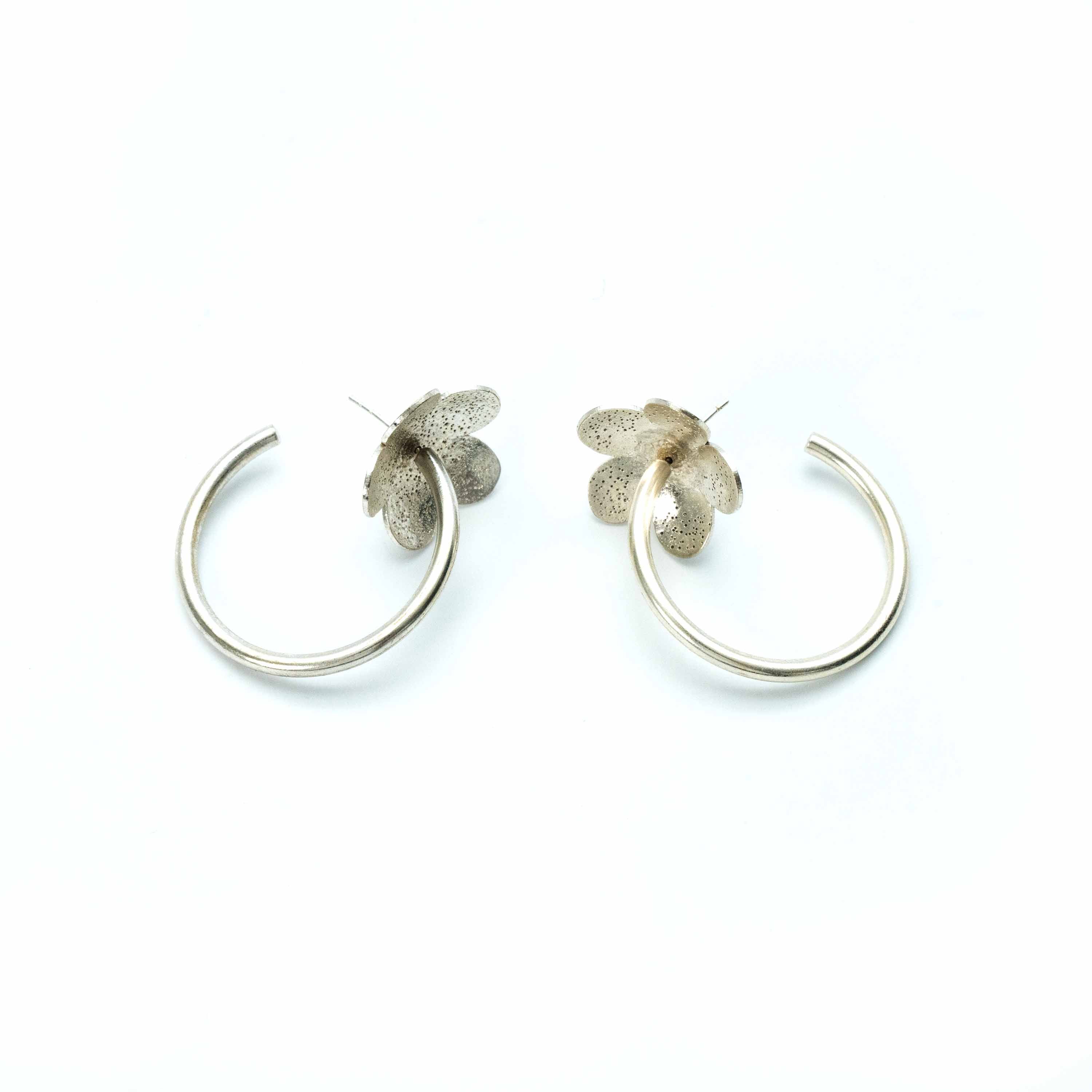 Flower Touch Hoops (Small)