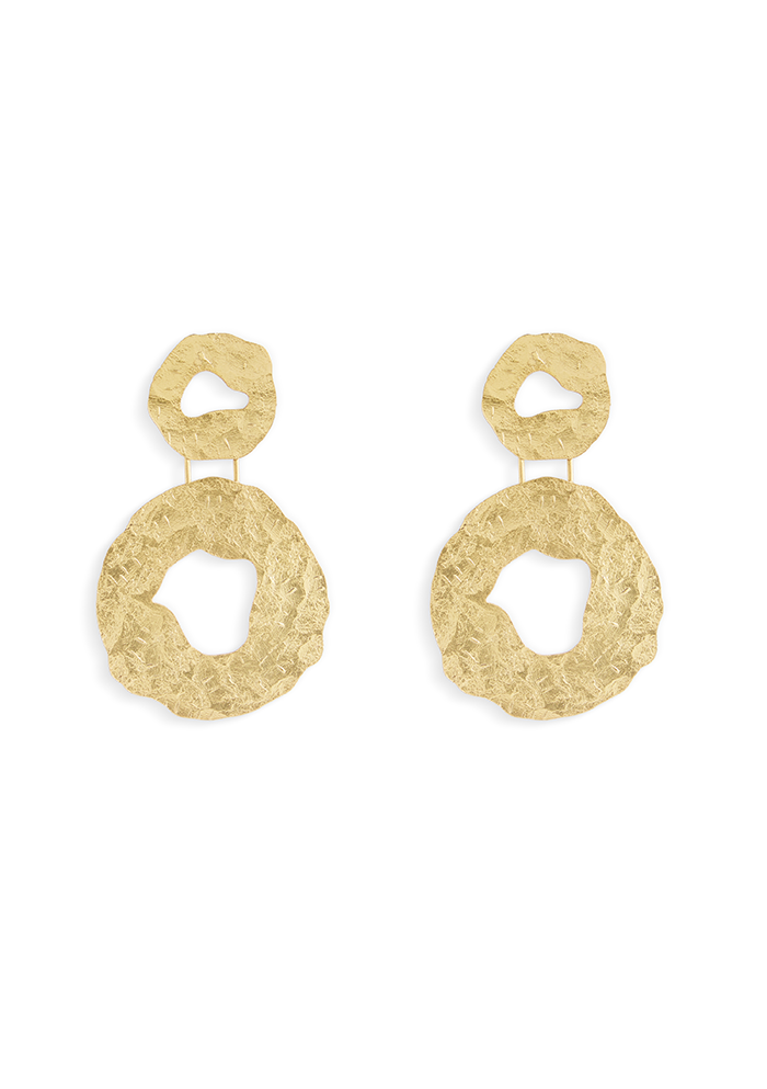 Hollow Round Earrings