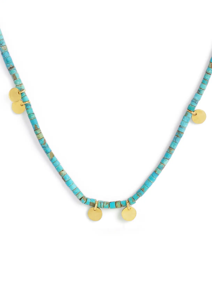 Turquoise Beaded Neckpiece